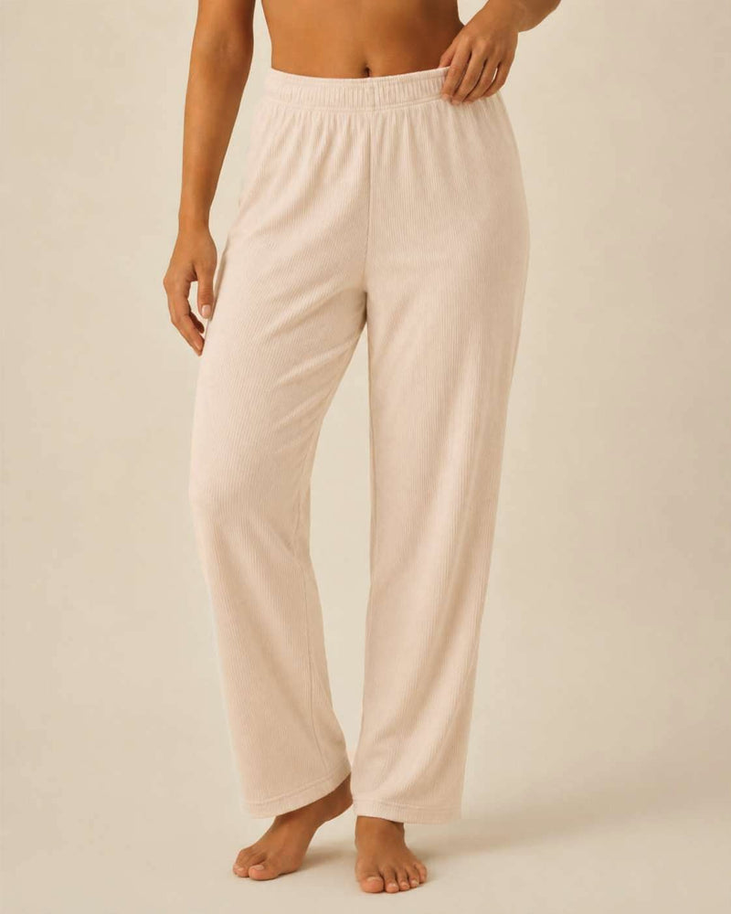 Cotton–Kapok Lounge Pants - Cotton and Sand