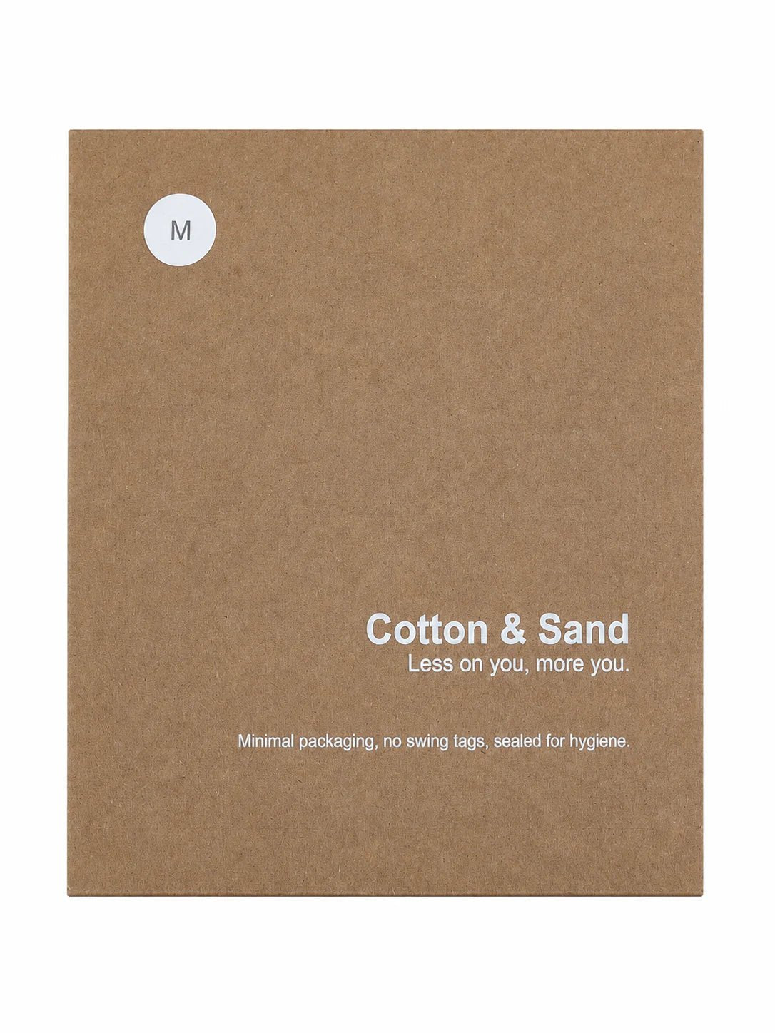 Undyed Organic Cotton Maternity Brief - Cotton and Sand