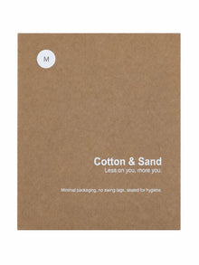 Undyed Organic Cotton Maternity Brief - Cotton and Sand