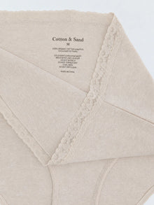 Undyed Organic Cotton Maternity Brief - Cotton and Sand