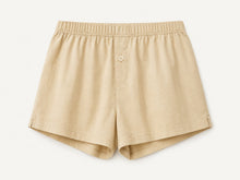 100% Organic Cotton Men's Boxer Short - Cotton and Sand