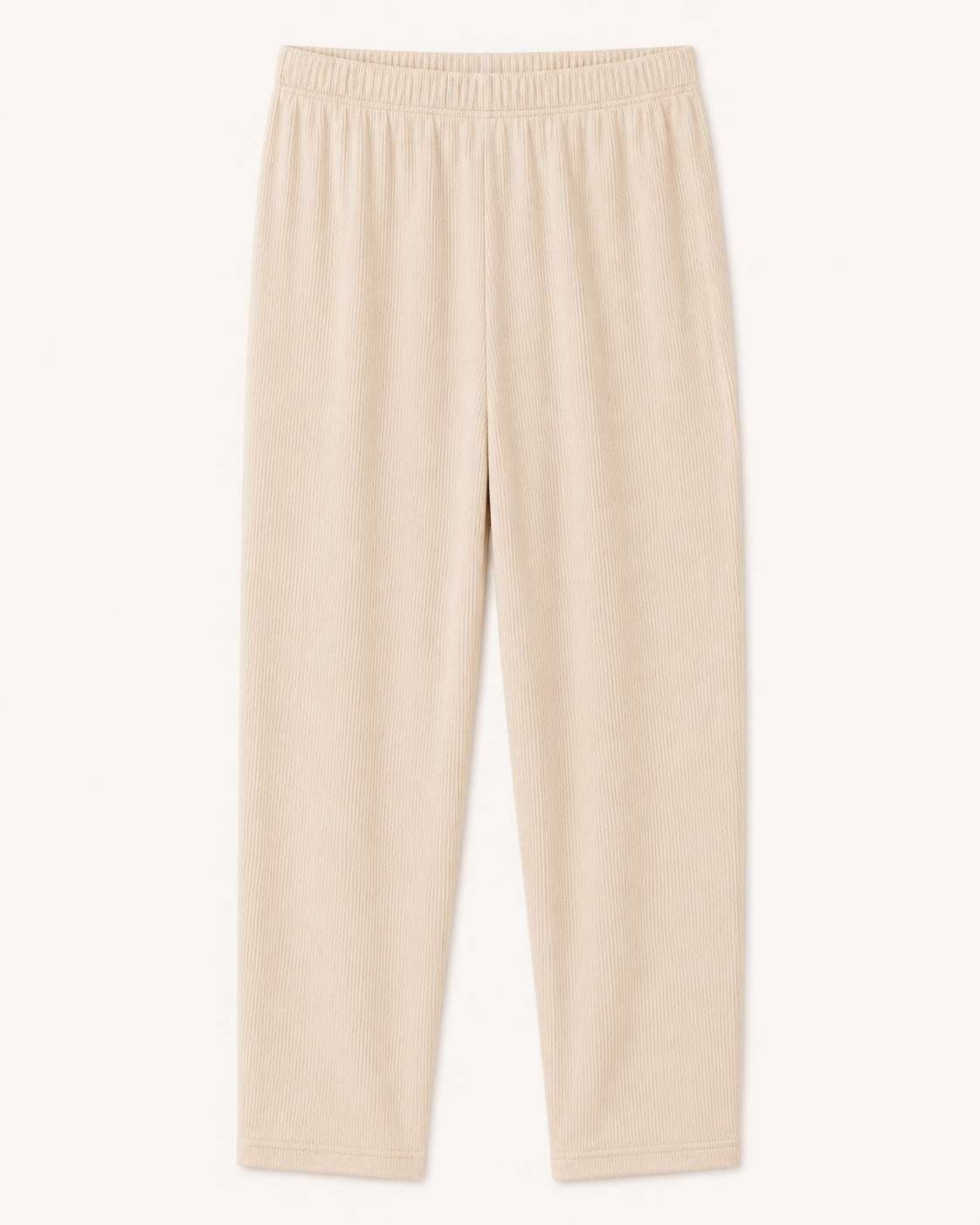 Cotton–Kapok Lounge Pants - Cotton and Sand