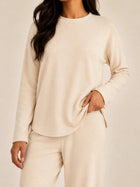 Organic Cotton Long Sleeve Top - Cotton and Sand